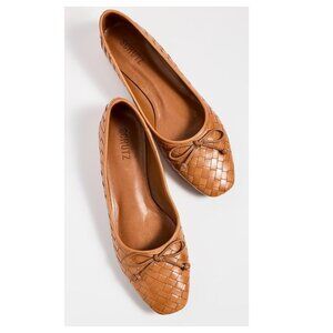 NWOT SCHUTZ Brown Woven Loafers